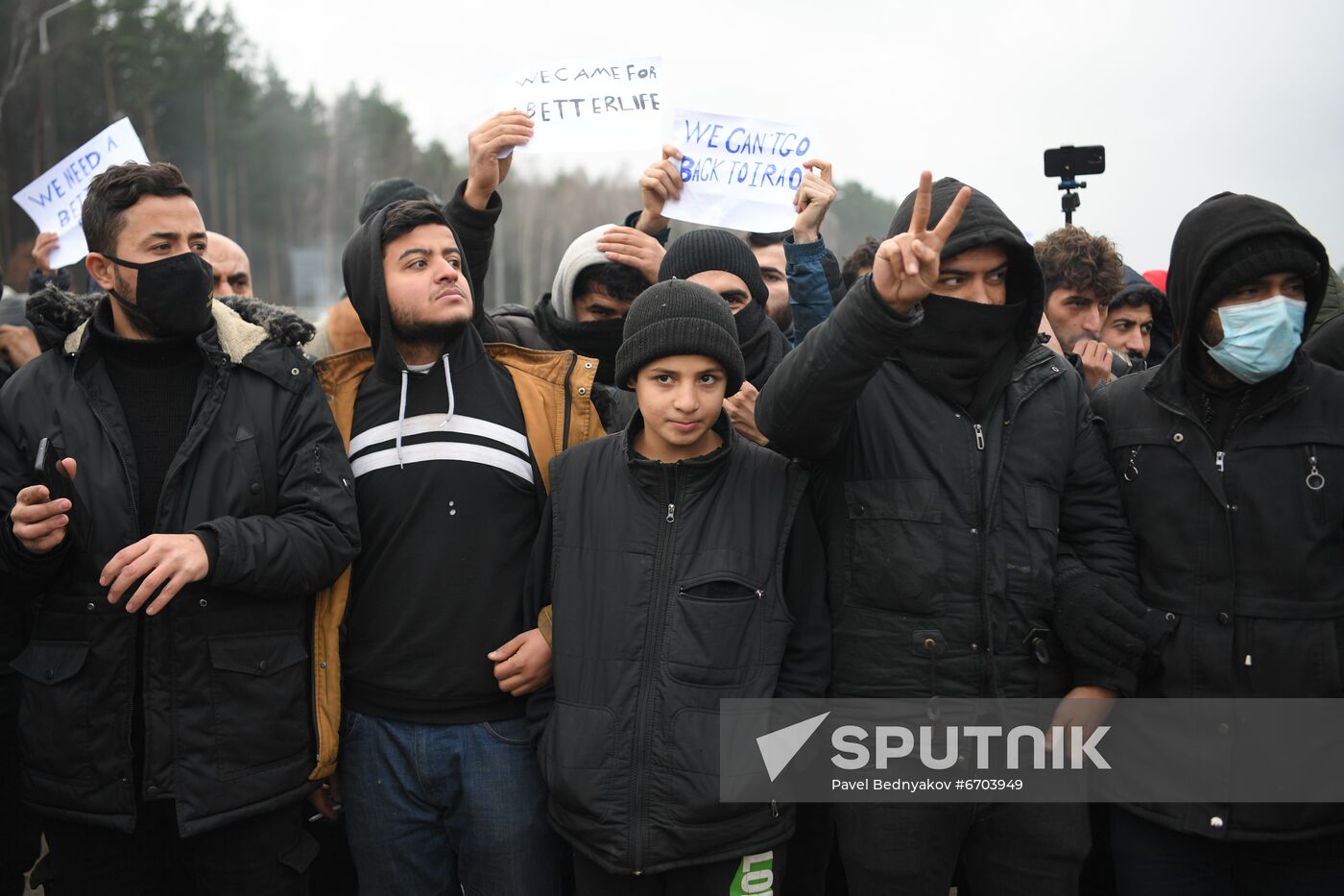 Belarus Poland Border Refugees