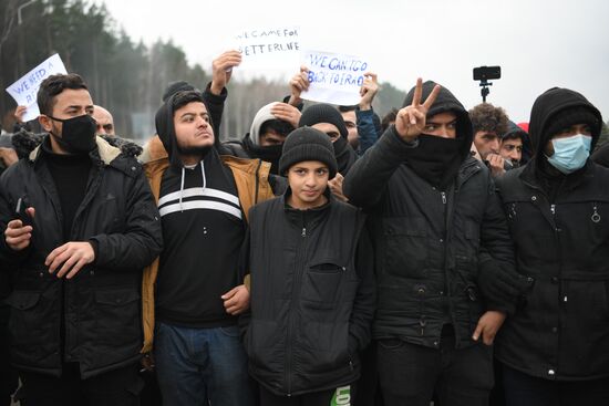 Belarus Poland Border Refugees