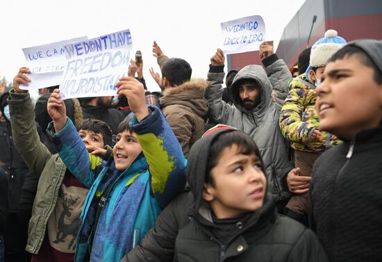 Belarus Poland Border Refugees