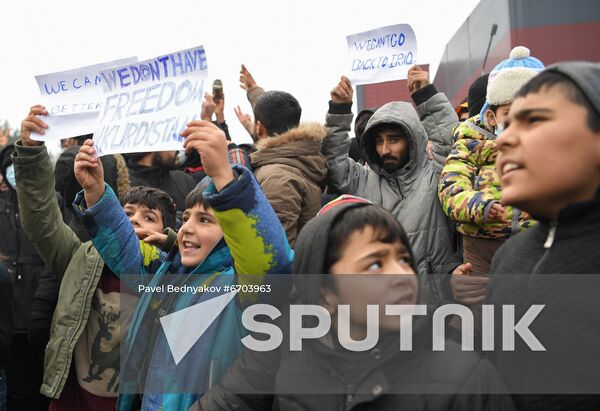 Belarus Poland Border Refugees