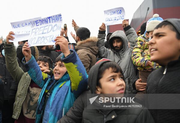 Belarus Poland Border Refugees