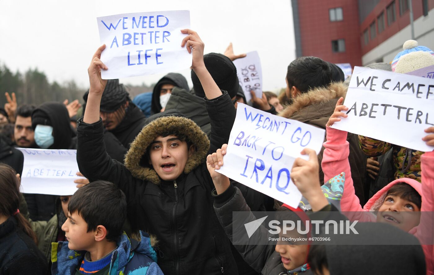 Belarus Poland Border Refugees