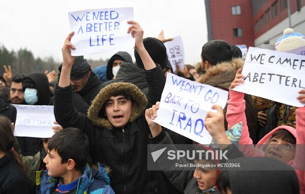 Belarus Poland Border Refugees