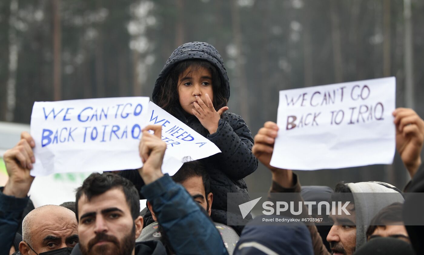 Belarus Poland Border Refugees