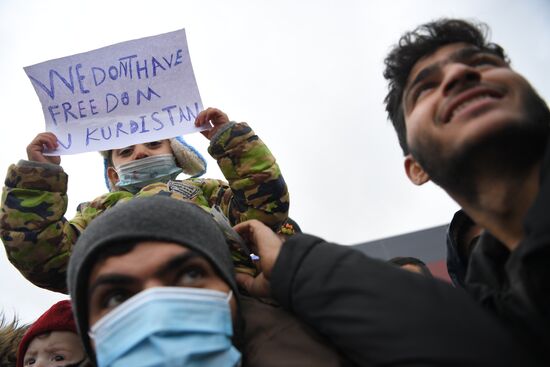 Belarus Poland Border Refugees