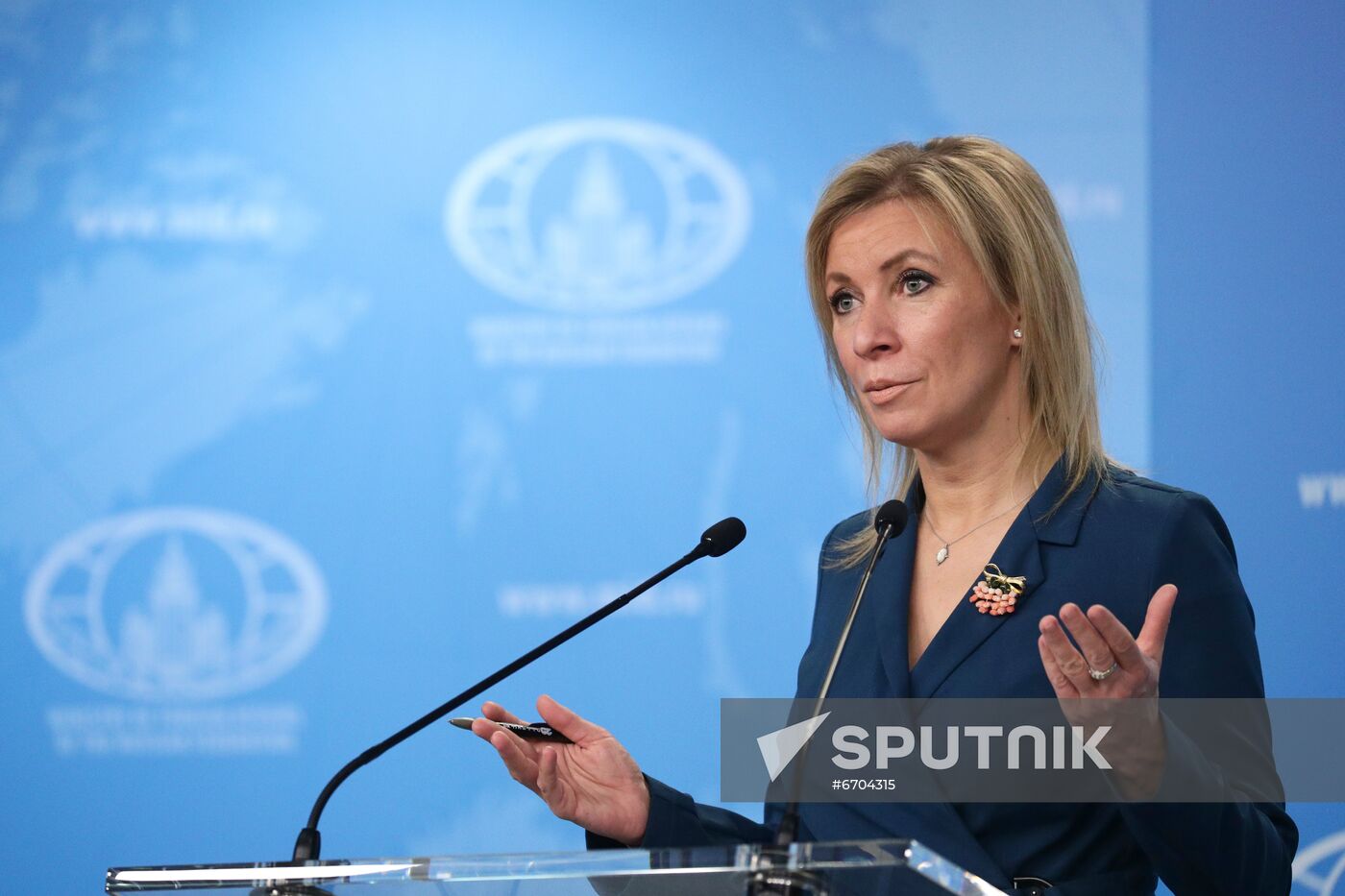 Russia Zakharova Briefing