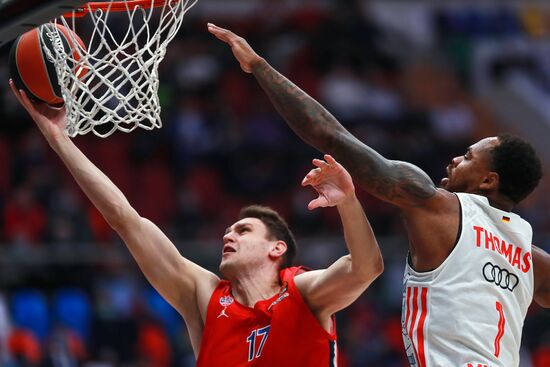 Russia Basketball Euroleague CSKA - Bayern