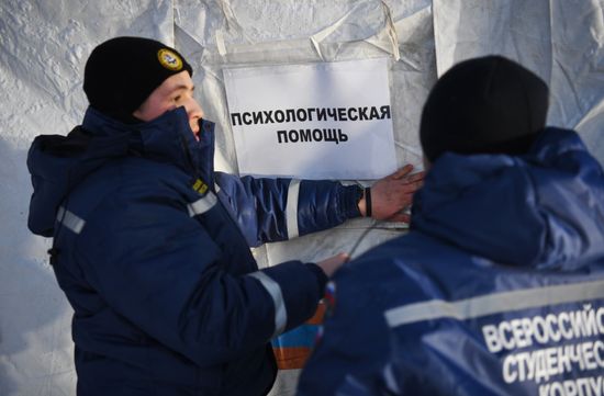 Russia Coal Mine Accident Rescue Operation