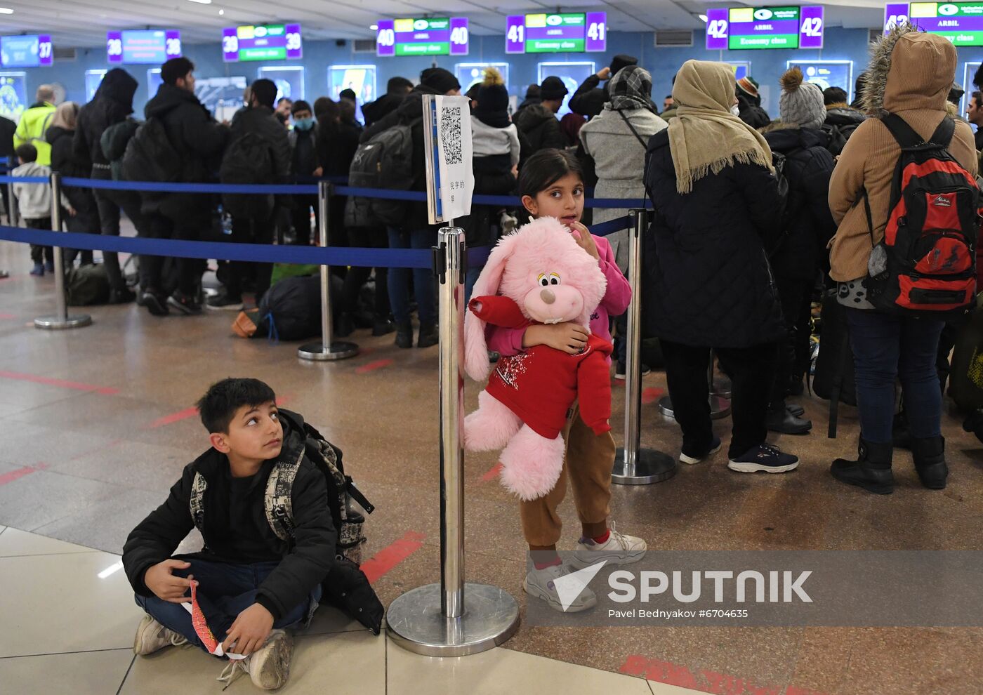Belarus Refugees Return Flights