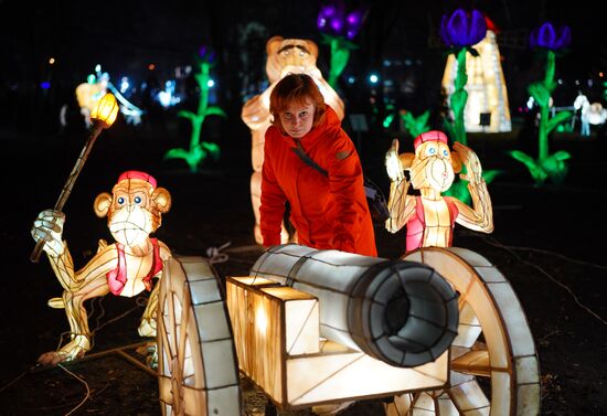 Lantern Park opens in Kaliningrad