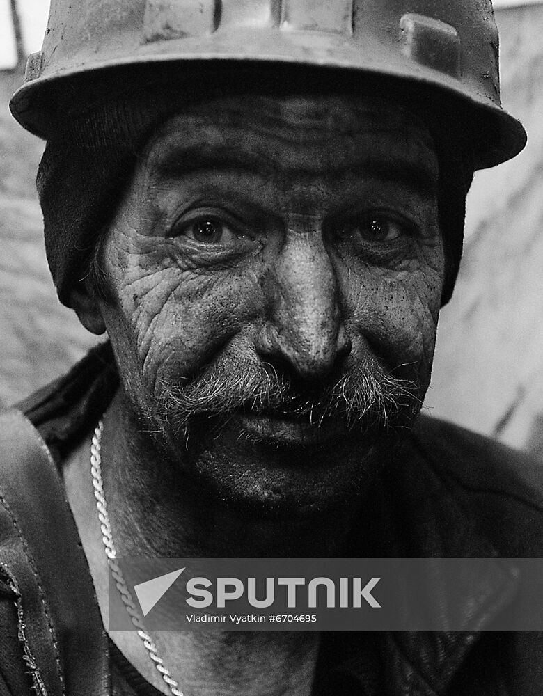 People from Russian Mines series. Kuzbass miners