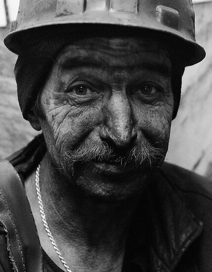 People from Russian Mines series. Kuzbass miners