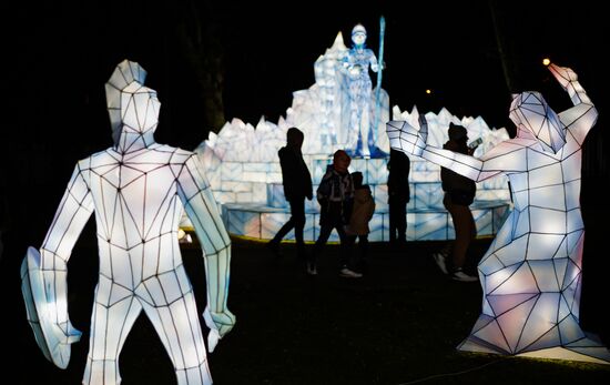Lantern Park opens in Kaliningrad