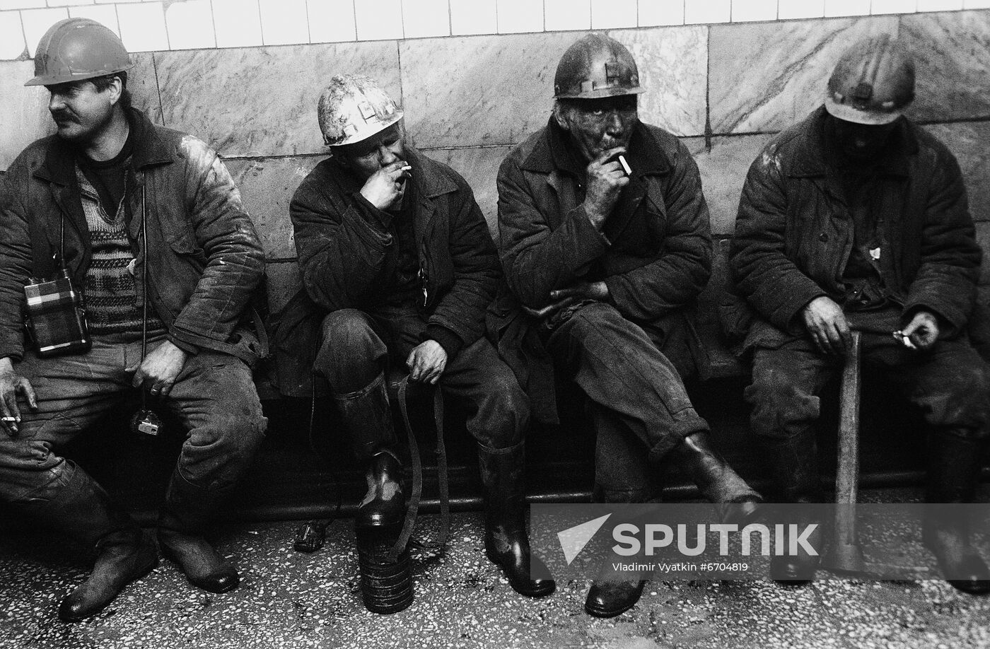 "The People of Russia's underground" series. Kuzbass miners