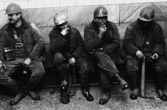 "The People of Russia's underground" series. Kuzbass miners