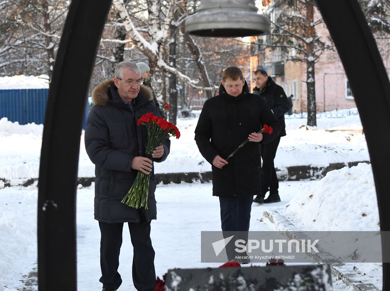 Russia Coal Mine Accident Victims Mourning