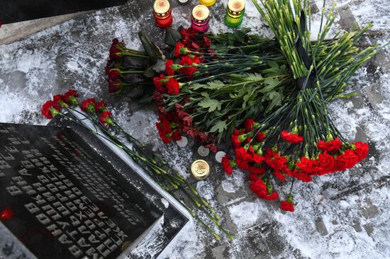 Russia Coal Mine Accident Victims Mourning