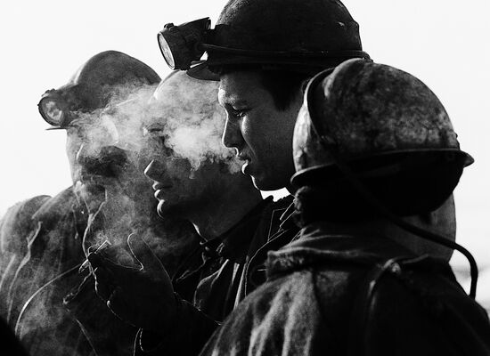 "The People of Russia's underground" series. Kuzbass miners