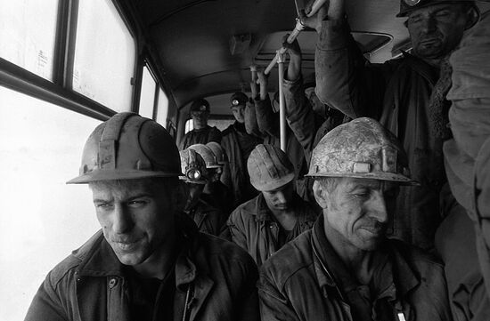 "The People of Russia's underground" series. Kuzbass miners