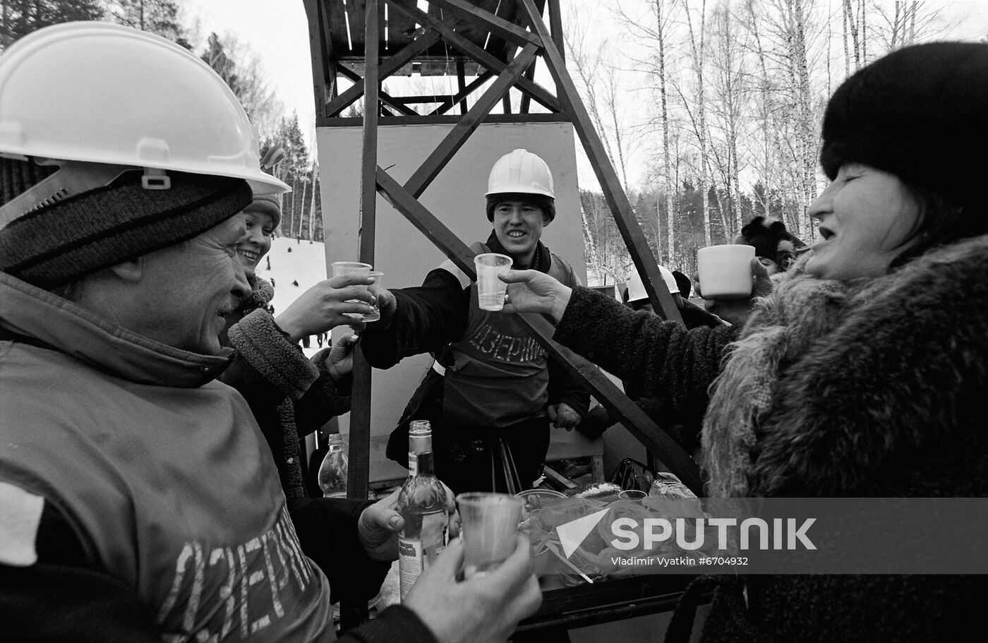 "The People of Russia's underground" series. Kuzbass miners