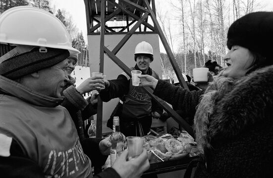 "The People of Russia's underground" series. Kuzbass miners