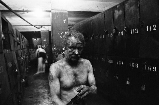 "The People of Russia's underground" series. Kuzbass miners