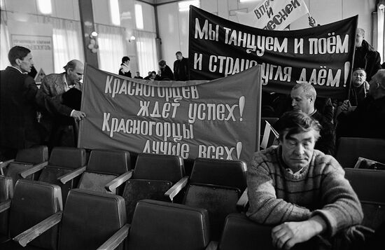 "The People of Russia's underground" series. Kuzbass miners