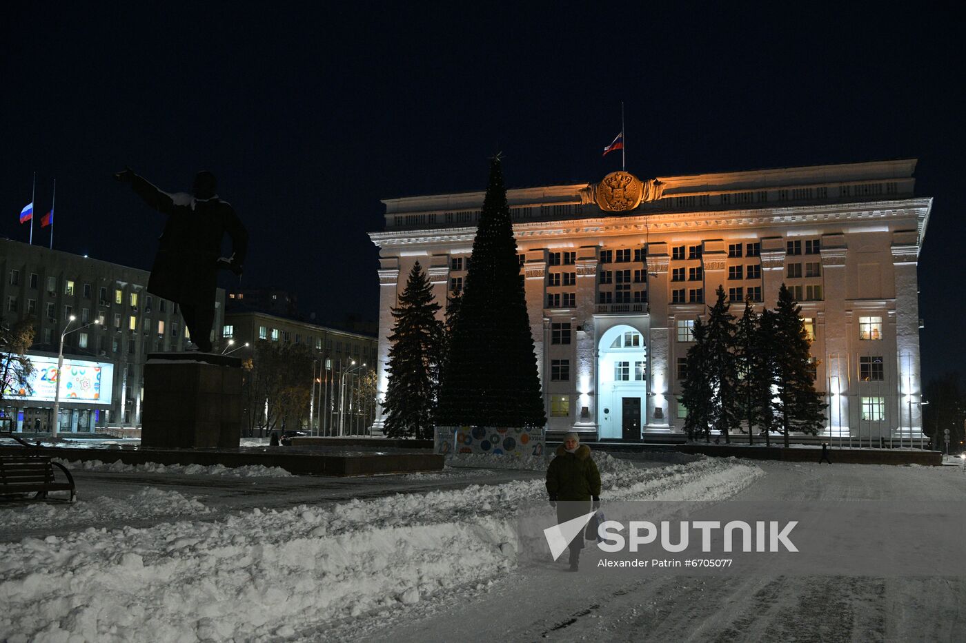 Russia Coal Mine Accident Victims Mourning
