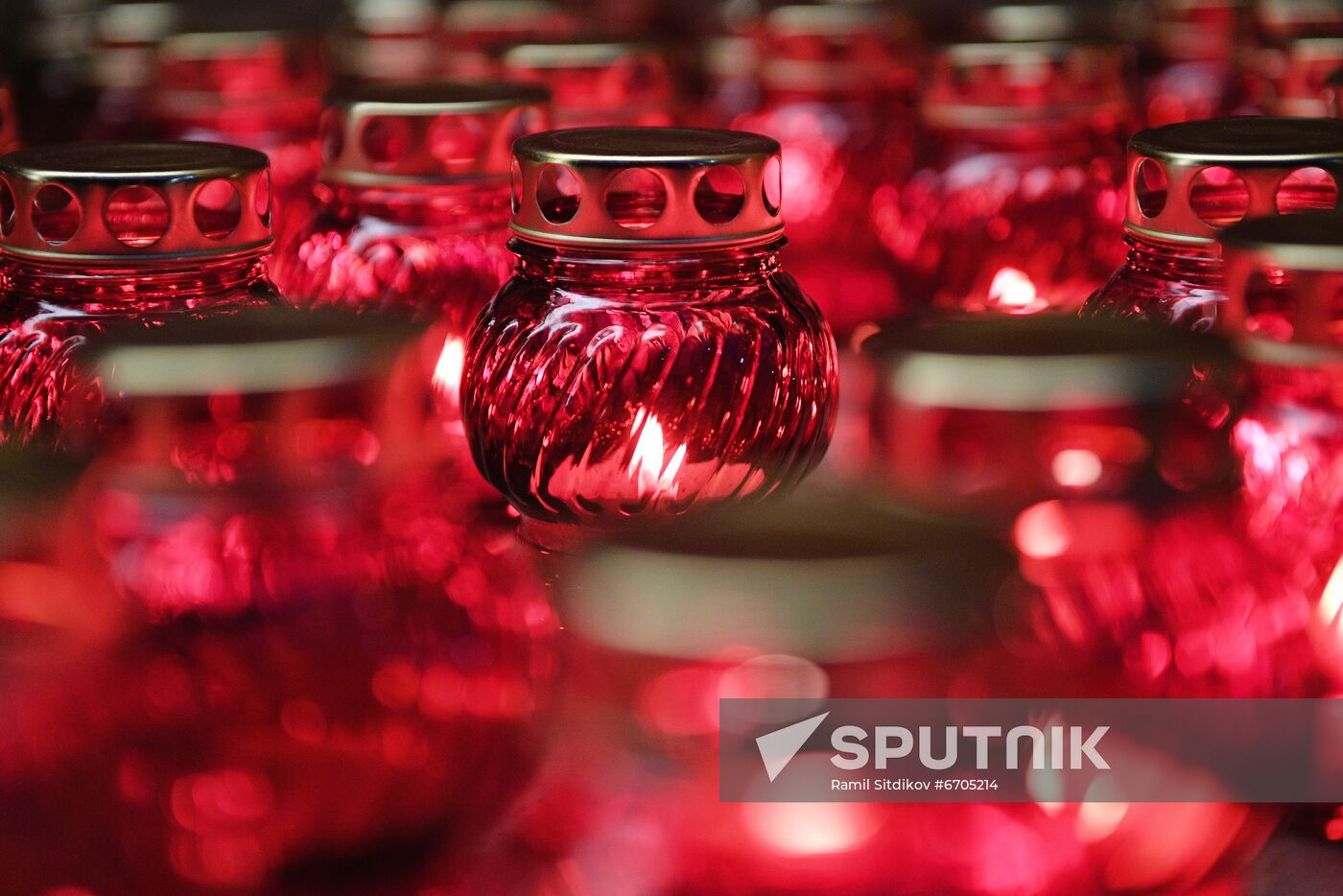 Russia Coal Mine Accident Victims Mourning