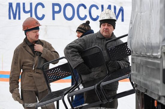 Russia Coal Mine Accident Rescue Operation