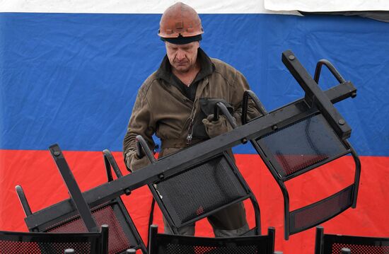 Russia Coal Mine Accident Rescue Operation