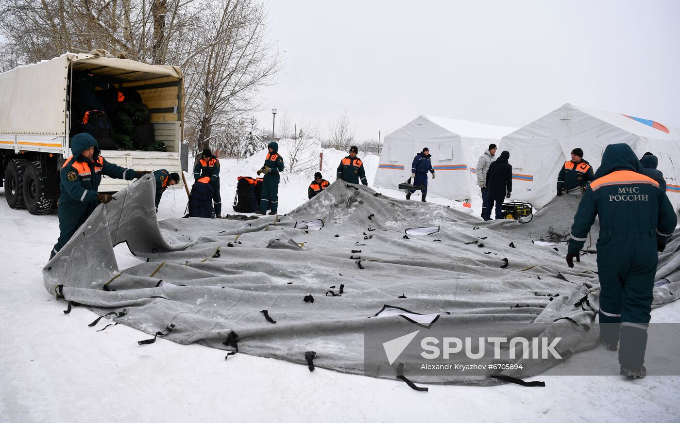 Russia Coal Mine Accident Rescue Operation