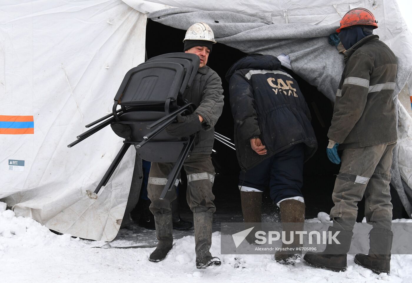 Russia Coal Mine Accident Rescue Operation