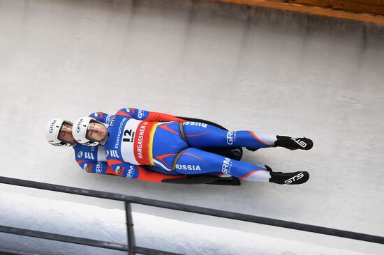 Russia Luge World Cup Doubles