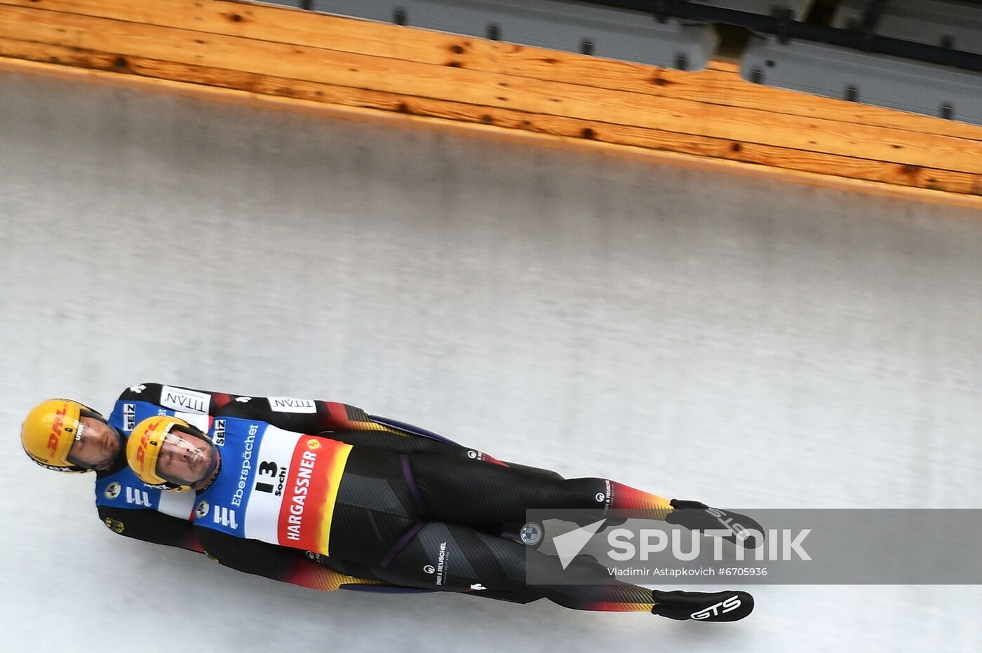 Russia Luge World Cup Doubles