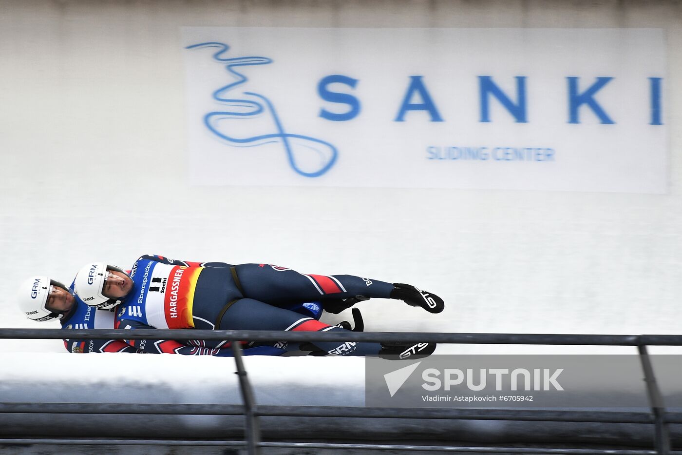 Russia Luge World Cup Doubles