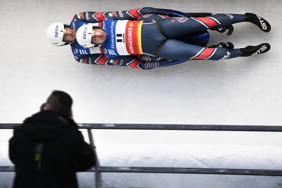 Russia Luge World Cup Doubles