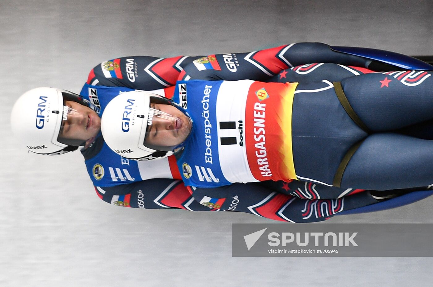 Russia Luge World Cup Doubles