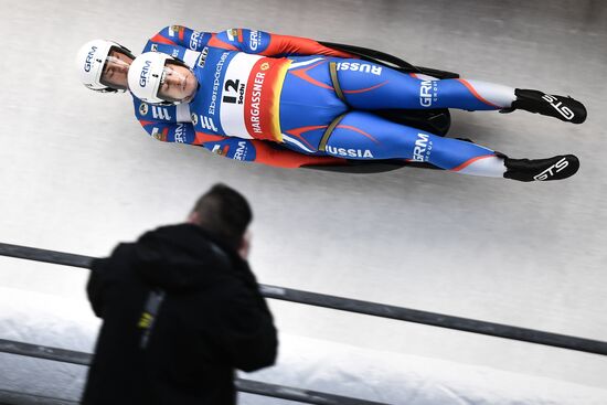 Russia Luge World Cup Doubles