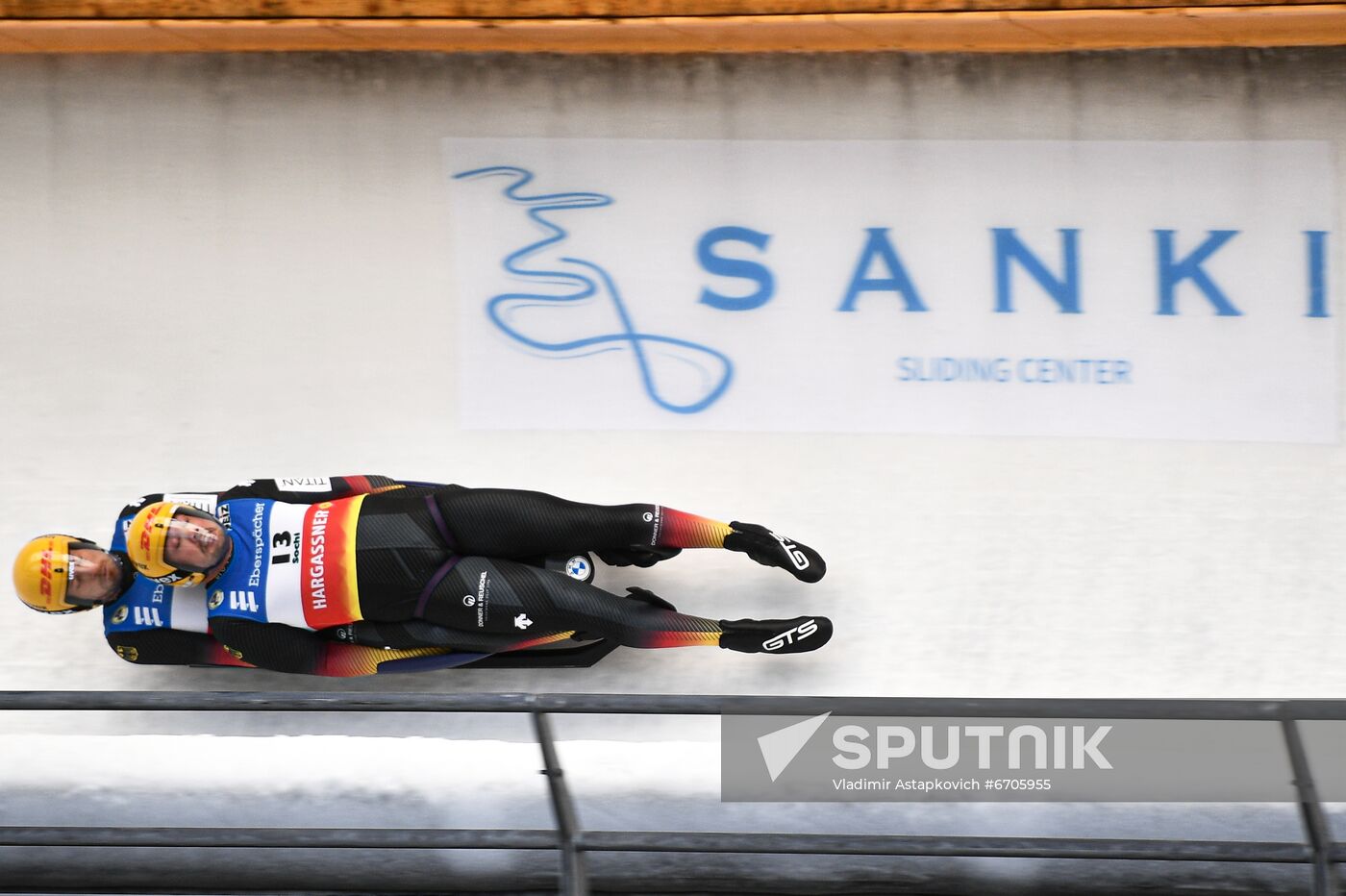 Russia Luge World Cup Doubles