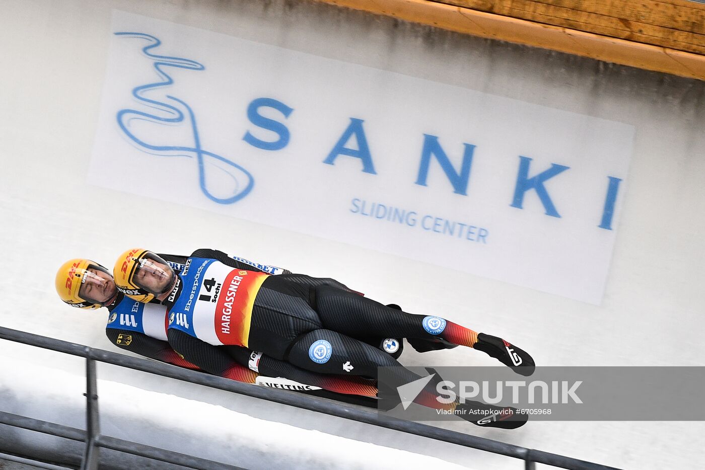 Russia Luge World Cup Doubles