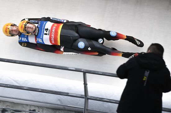 Russia Luge World Cup Doubles