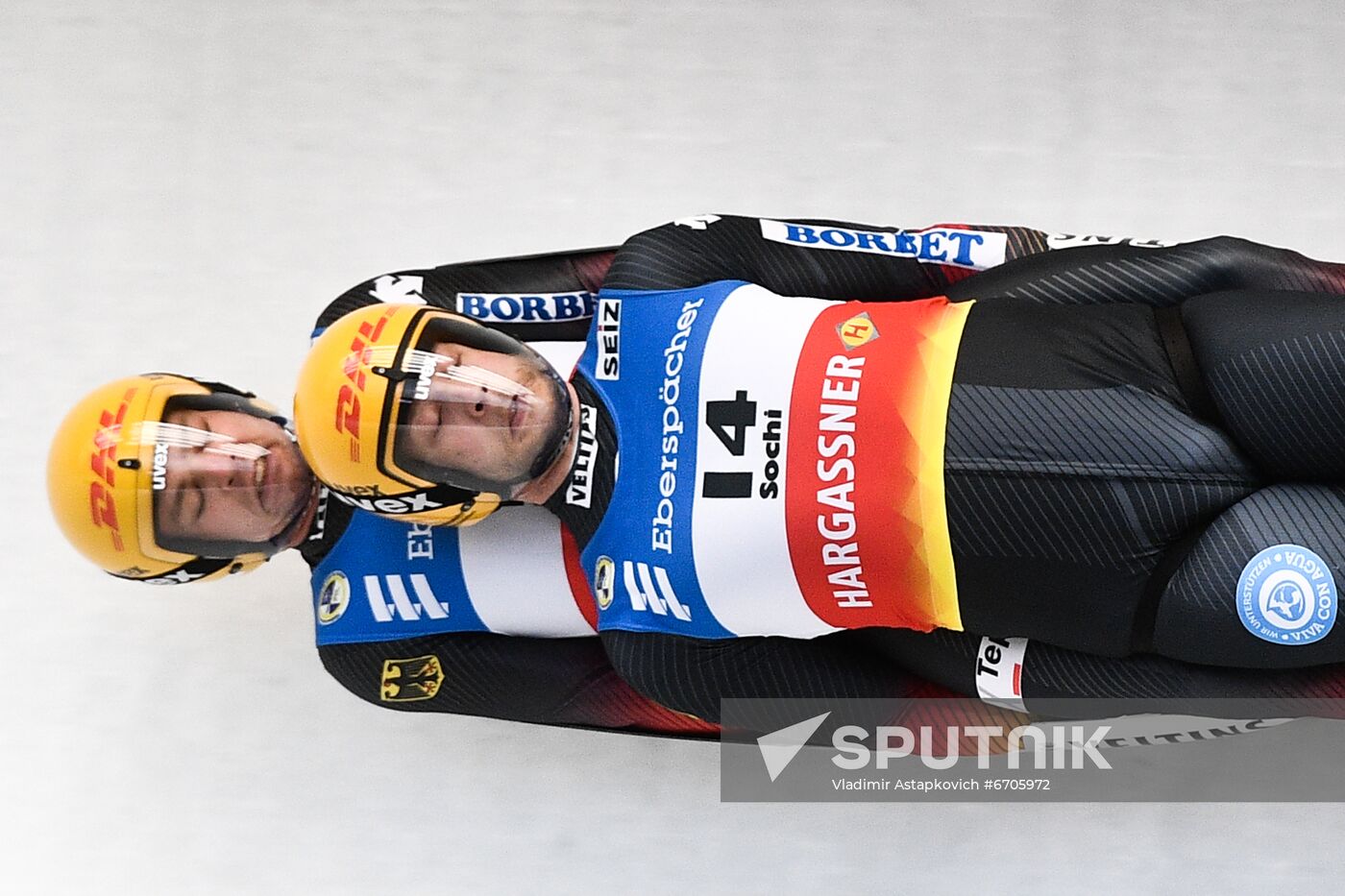 Russia Luge World Cup Doubles