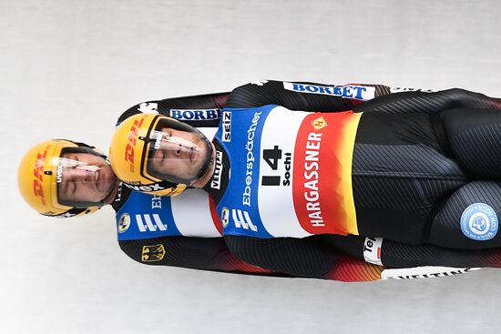 Russia Luge World Cup Doubles