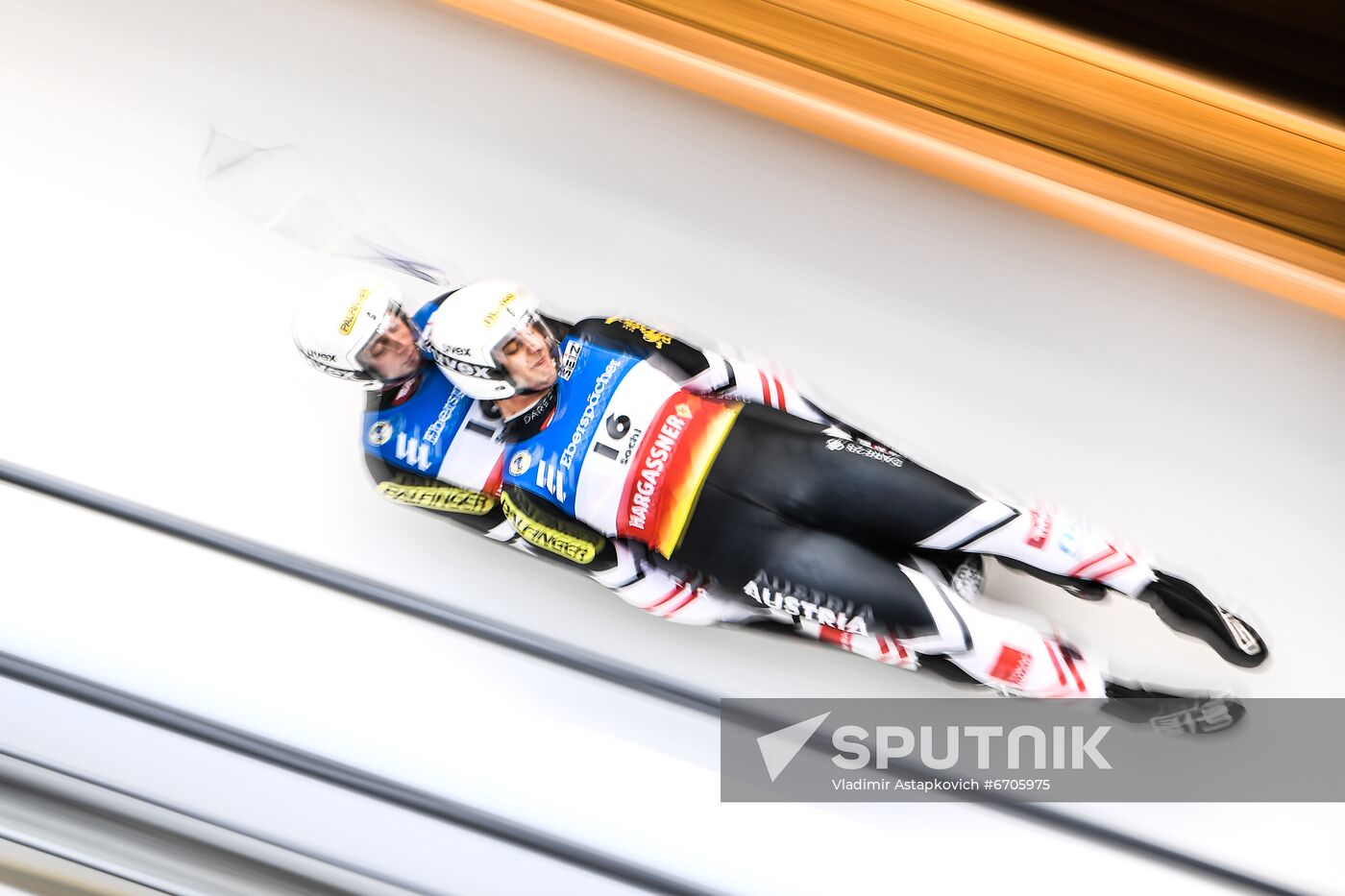 Russia Luge World Cup Doubles