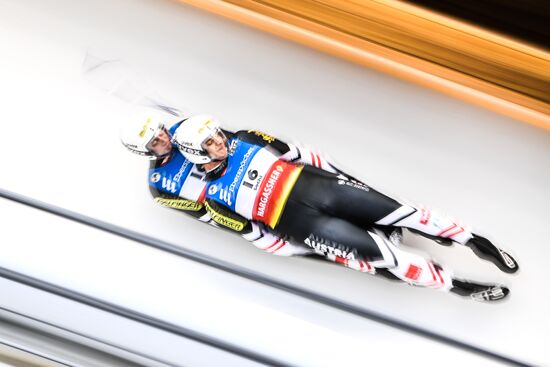 Russia Luge World Cup Doubles