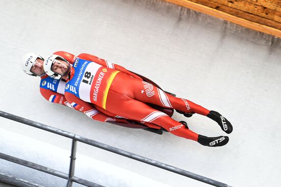 Russia Luge World Cup Doubles