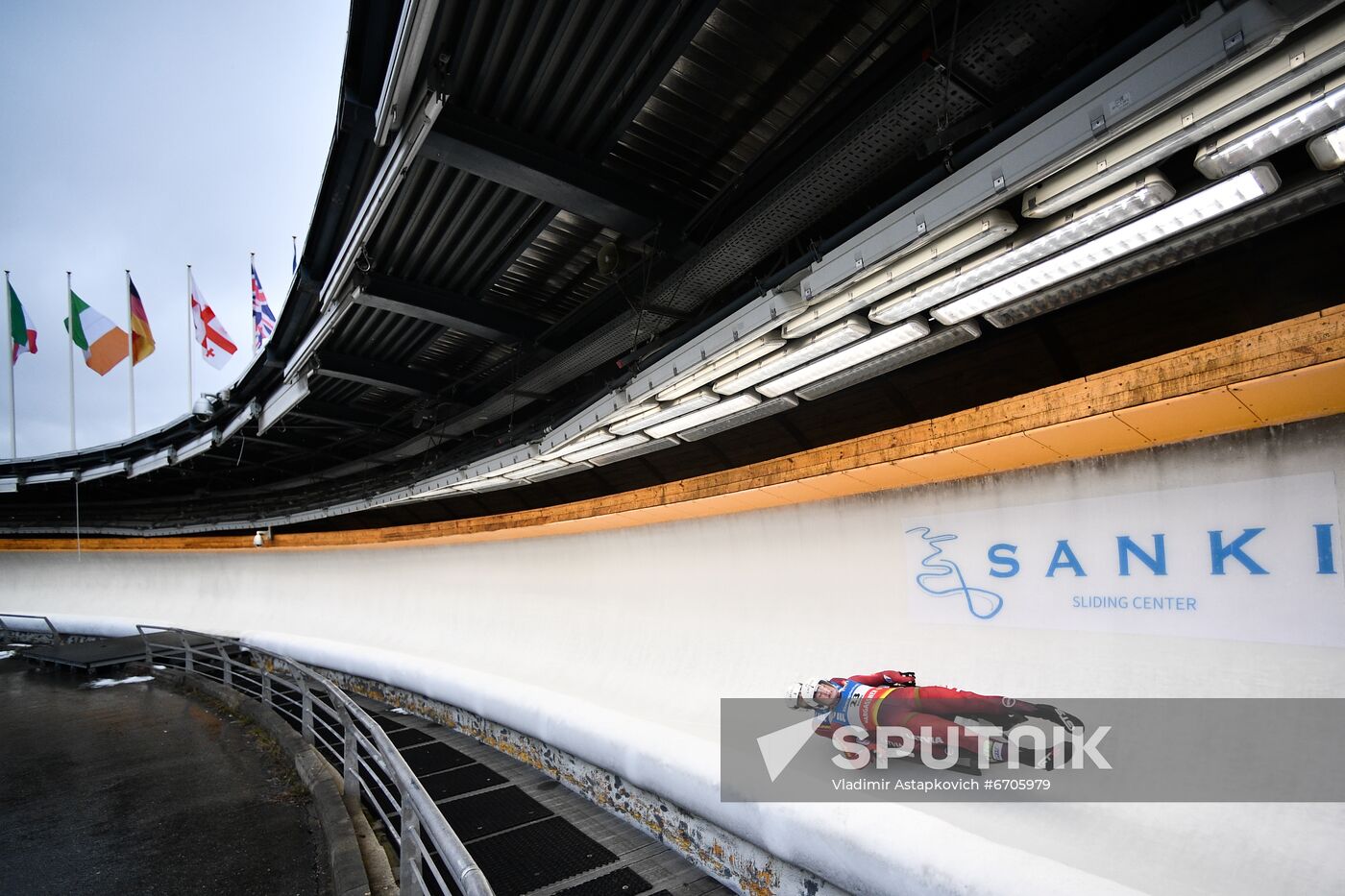 Russia Luge World Cup Doubles