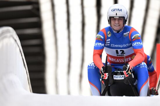 Russia Luge World Cup Doubles