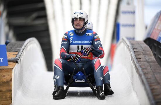 Russia Luge World Cup Doubles